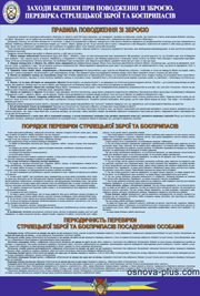 №66. Заходи безпеки при поводженні зі зброєю. Перевірка стрілецької зброї та боєприпасів