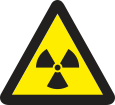 Опасно! Радиоактивные вещества или ионизирующее излучение.