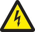 Внимание! Опасность поражения электрическим током
