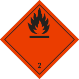 Подкласс 2.1 - Воспламеняющиеся газы