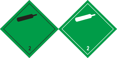 Подкласс 2.2-Невоспламеняющиеся нетоксичные газы