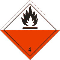 Подкласс 4.2 - Вещества, способные к самовозгоранию