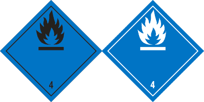 Подкласс 4.3 - Вещества, выделяющие воспламеняющиеся газы при взаимодействии с водой.