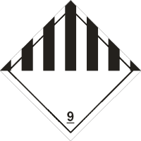 Знак опасности класса 9